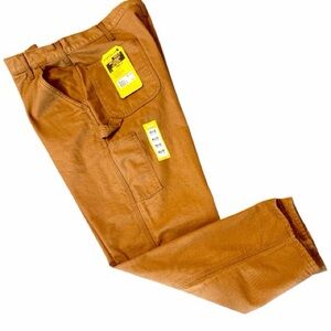 Carhartt Men's Duck Utility Cargo Pants with Plaid Lining Size 40 x 32 NWT